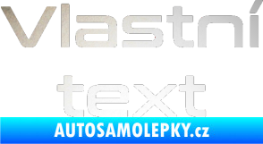 Samolepka Vlastní text - Conthrax odrazková reflexní bílá