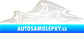 Samolepka Vlny 002 levá moře odrazková reflexní bílá
