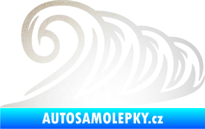 Samolepka Vlny 006 pravá moře odrazková reflexní bílá