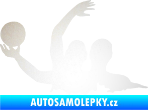 Samolepka Vodní pólo 001 levá odrazková reflexní bílá