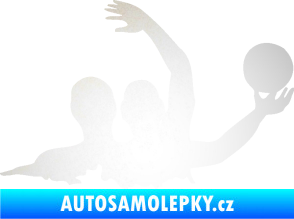 Samolepka Vodní pólo 001 pravá odrazková reflexní bílá