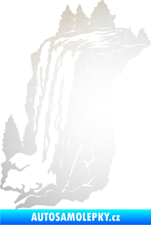 Samolepka Vodopád levá krajina odrazková reflexní bílá