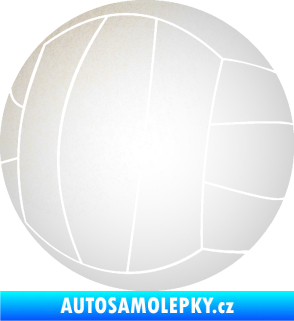 Samolepka Volejbalový míč 003 odrazková reflexní bílá