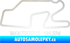 Samolepka Okruh Watkins Glen International odrazková reflexní bílá