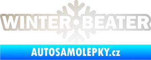 Samolepka Winter beater odrazková reflexní bílá