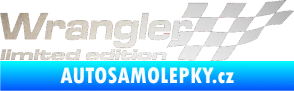 Samolepka Wrangler limited edition pravá odrazková reflexní bílá