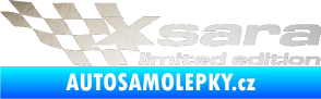 Samolepka Xsara limited edition levá odrazková reflexní bílá