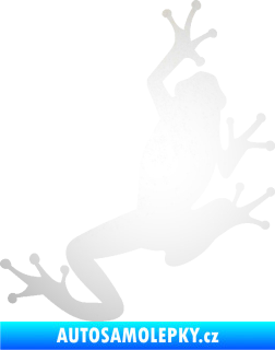 Samolepka Žába 004 pravá odrazková reflexní bílá