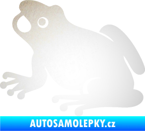 Samolepka Žába 007 levá odrazková reflexní bílá