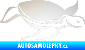 Samolepka Želva 002 pravá odrazková reflexní bílá