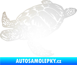Samolepka Želva 005 levá odrazková reflexní bílá