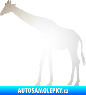 Samolepka Žirafa 002 levá odrazková reflexní bílá