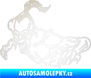 Samolepka Zombík levá odrazková reflexní bílá