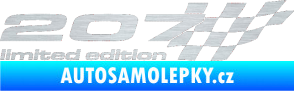 Samolepka 207 limited edition pravá škrábaný hliník