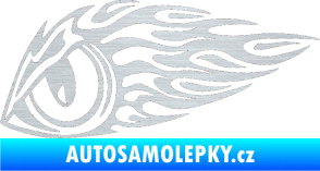 Samolepka Animal flames 016 levá zvířecí oko škrábaný hliník