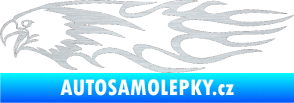Samolepka Animal flames 026 levá orel škrábaný hliník