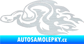 Samolepka Animal flames 042 levá had škrábaný hliník