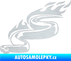 Samolepka Animal flames 064 levá had škrábaný hliník