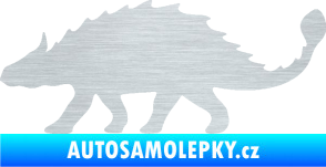 Samolepka Ankylosaurus 001 levá škrábaný hliník