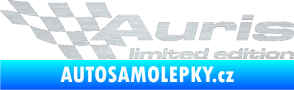 Samolepka Auris limited edition levá škrábaný hliník