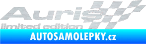 Samolepka Auris limited edition pravá škrábaný hliník
