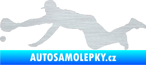Samolepka Baseball 015 levá škrábaný hliník