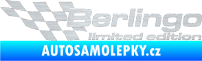 Samolepka Berlingo limited edition levá škrábaný hliník