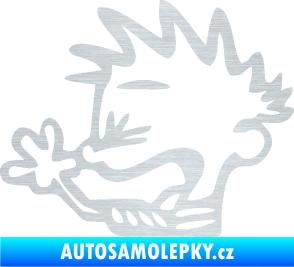 Samolepka Boy tůdle nůdle levá škrábaný hliník