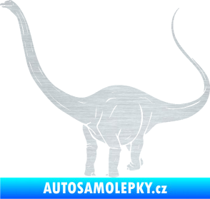 Samolepka Brachiosaurus 002 levá škrábaný hliník