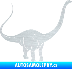 Samolepka Brachiosaurus 002 pravá škrábaný hliník