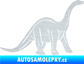 Samolepka Brachiosaurus 003 pravá škrábaný hliník