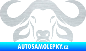 Samolepka Býk 015 škrábaný hliník