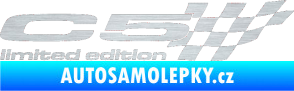 Samolepka C5 limited edition pravá škrábaný hliník