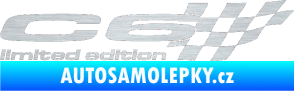 Samolepka C6 limited edition pravá škrábaný hliník