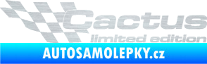 Samolepka Cactus limited edition levá škrábaný hliník
