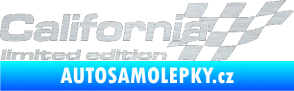 Samolepka California limited edition pravá škrábaný hliník