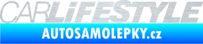 Samolepka Car Life Style škrábaný hliník