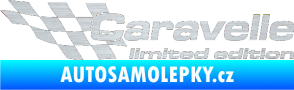 Samolepka Caravelle limited edition levá škrábaný hliník