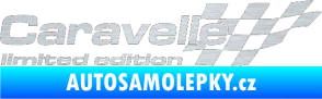 Samolepka Caravelle limited edition pravá škrábaný hliník