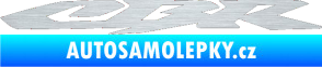 Samolepka CBR 001 škrábaný hliník