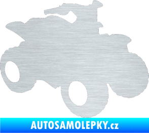 Samolepka Čtyřkolka 001 pravá škrábaný hliník