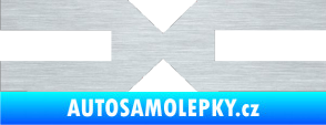 Samolepka Dacia 004 škrábaný hliník