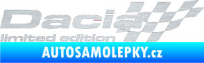 Samolepka Dacia limited edition pravá škrábaný hliník