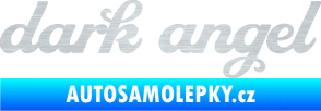Samolepka Dark angel nápis škrábaný hliník