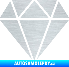 Samolepka Diamant 001 škrábaný hliník