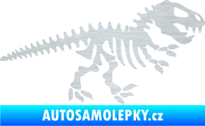 Samolepka Dinosaurus kostra 001 pravá škrábaný hliník