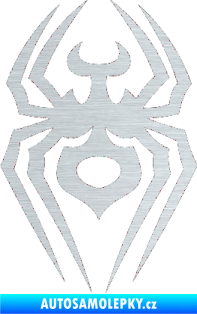 Samolepka Pavouk 008 škrábaný hliník