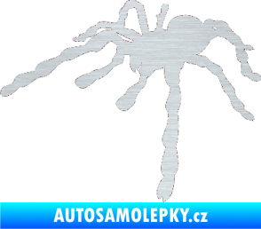 Samolepka Pavouk 013 - levá škrábaný hliník