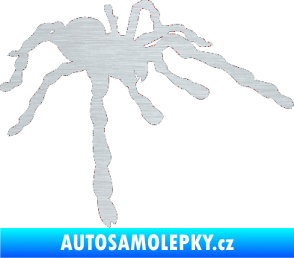 Samolepka Pavouk 013 - pravá škrábaný hliník