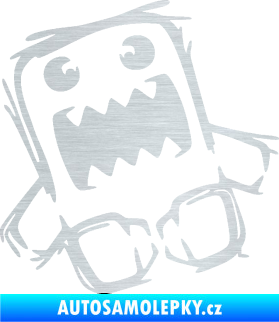 Samolepka Domo 009 levá crazy škrábaný hliník
